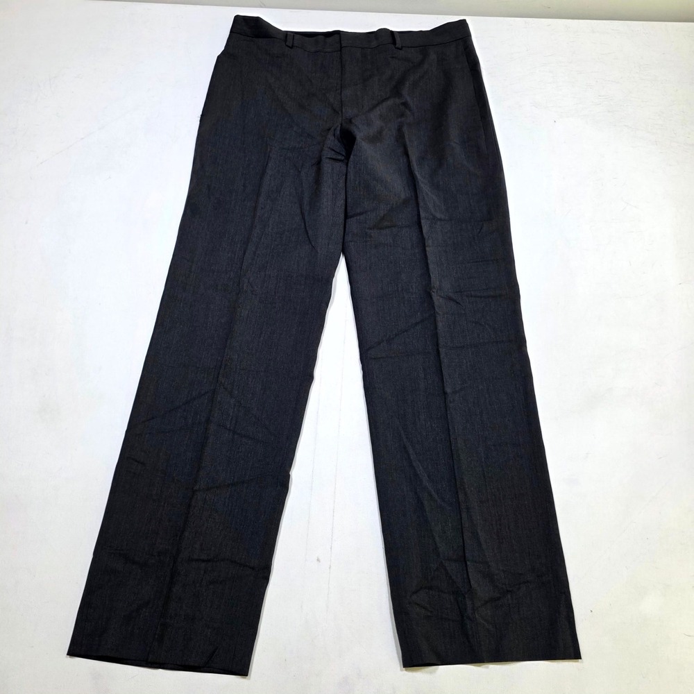 Banana Republic Dress Pants Mens 34/32 Gray Italian Wool Lanificio Slacks